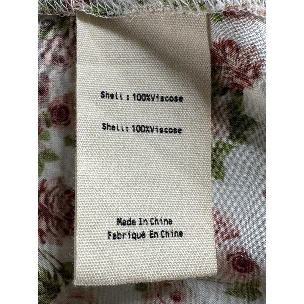 L'agence Ryan Women‎ Floral Button Down 3/4 Sleeves Women's Size Large - Picture 11 of 13